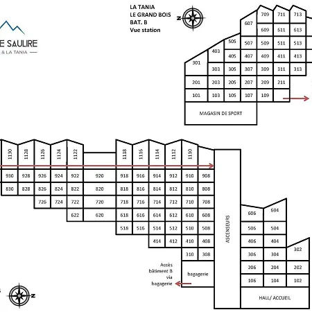 Confortable 2 Pieces + Cabine, Skis Aux Pieds, 5-6 Personnes - Fr-1-182a-2 * Courchevel