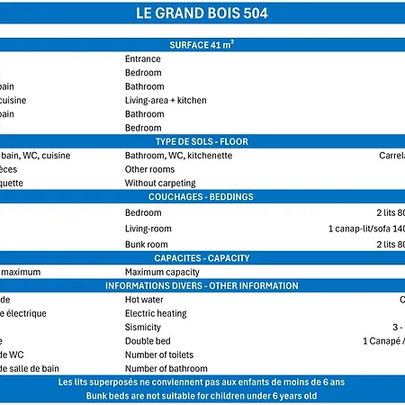 Apartman Confortable 2 Pieces + Cabine, Skis Aux Pieds, 5-6 Personnes - Fr-1-182a-2 *