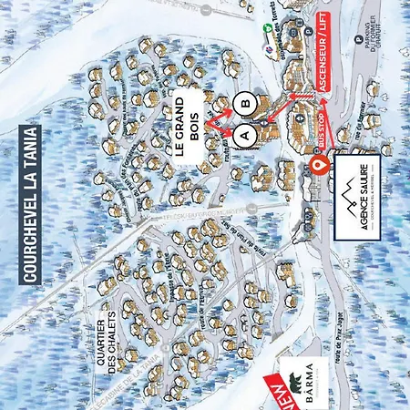 Confortable 2 Pieces + Cabine, Skis Aux Pieds, 5-6 Personnes - Fr-1-182a-2 Apartment Courchevel