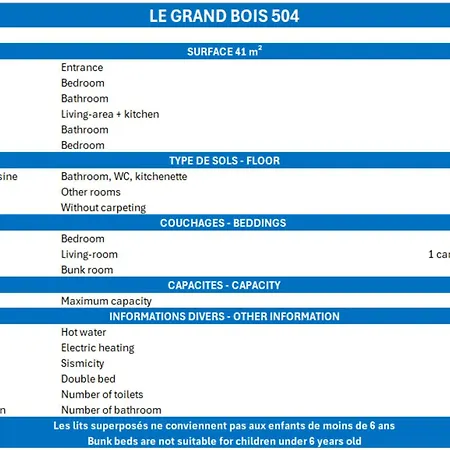 Confortable 2 Pieces + Cabine, Skis Aux Pieds, 5-6 Personnes - Fr-1-182a-2 公寓