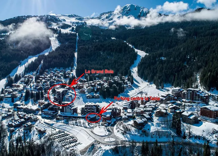 Confortable 2 Pieces + Cabine, Skis Aux Pieds, 5-6 Personnes - Fr-1-182a-2 * Courchevel